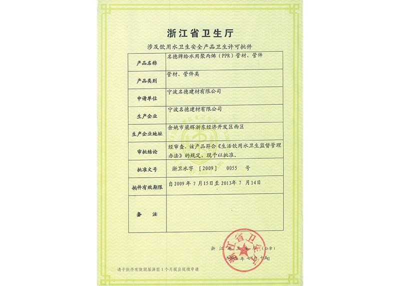 Hygiene License